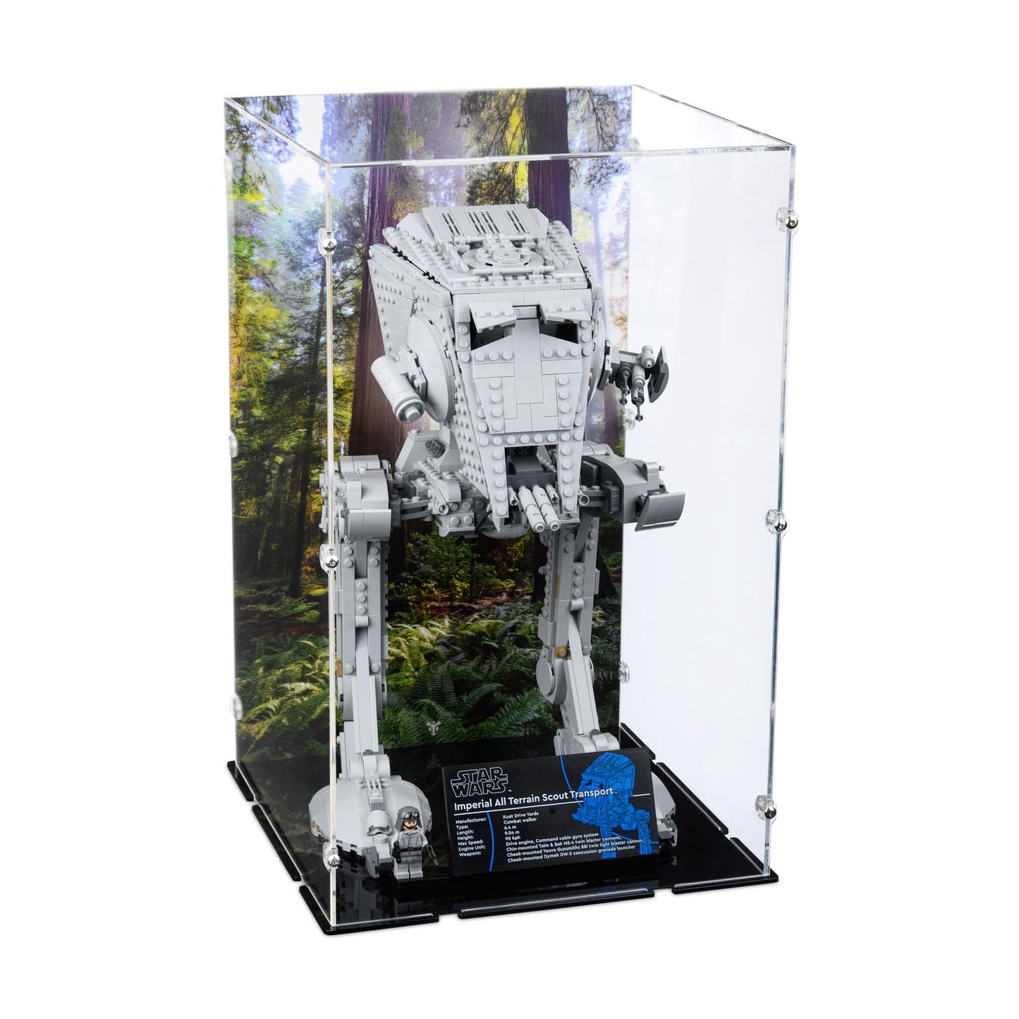 75417 AT-ST Kampfläufer - Acryl Vitrine Lego