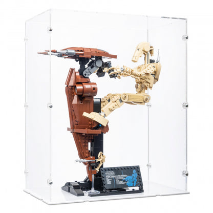 75428 Kampfdroide mit STAP - Acryl Vitrine Lego