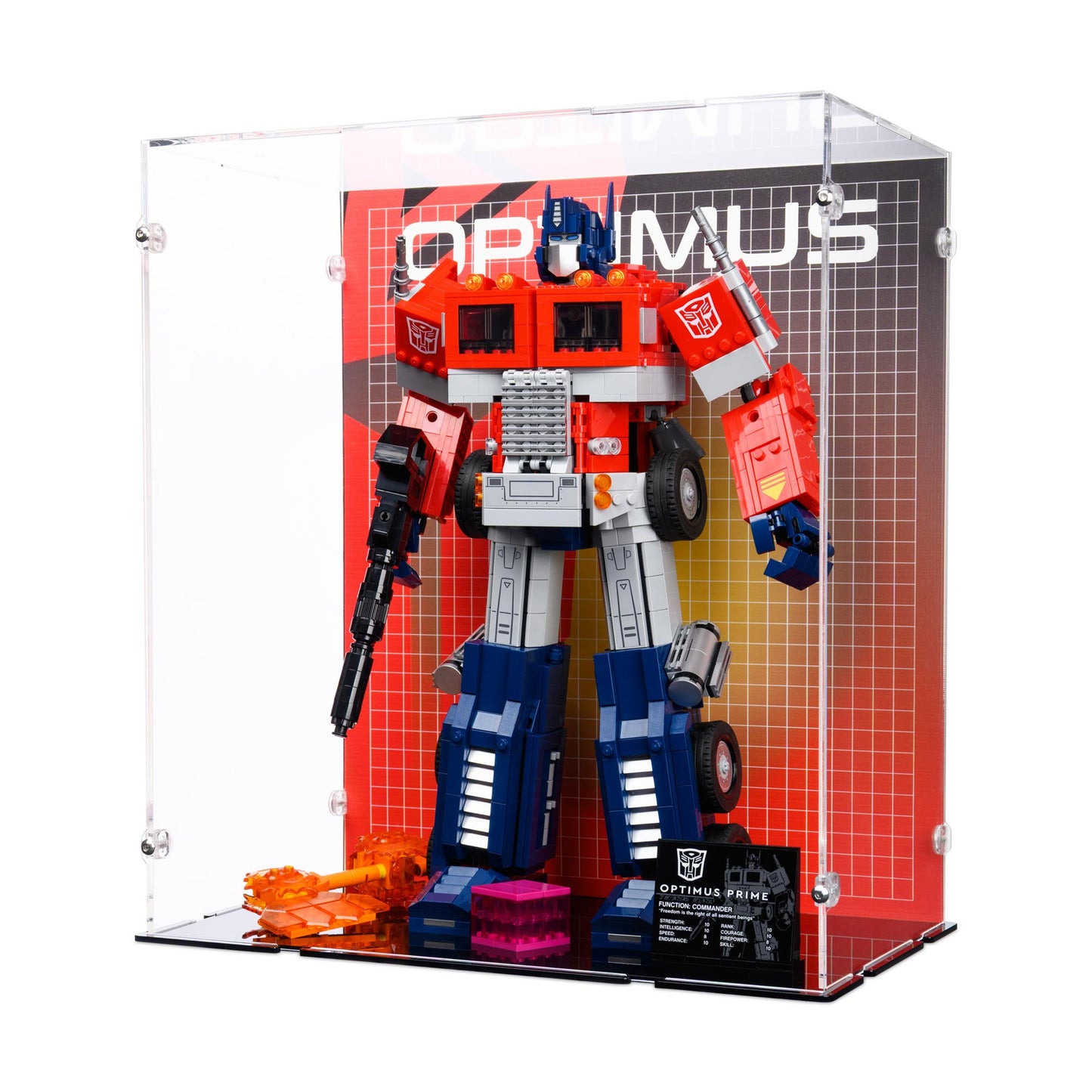 10302 Optimus Prime - Lego Acrylic Display Case