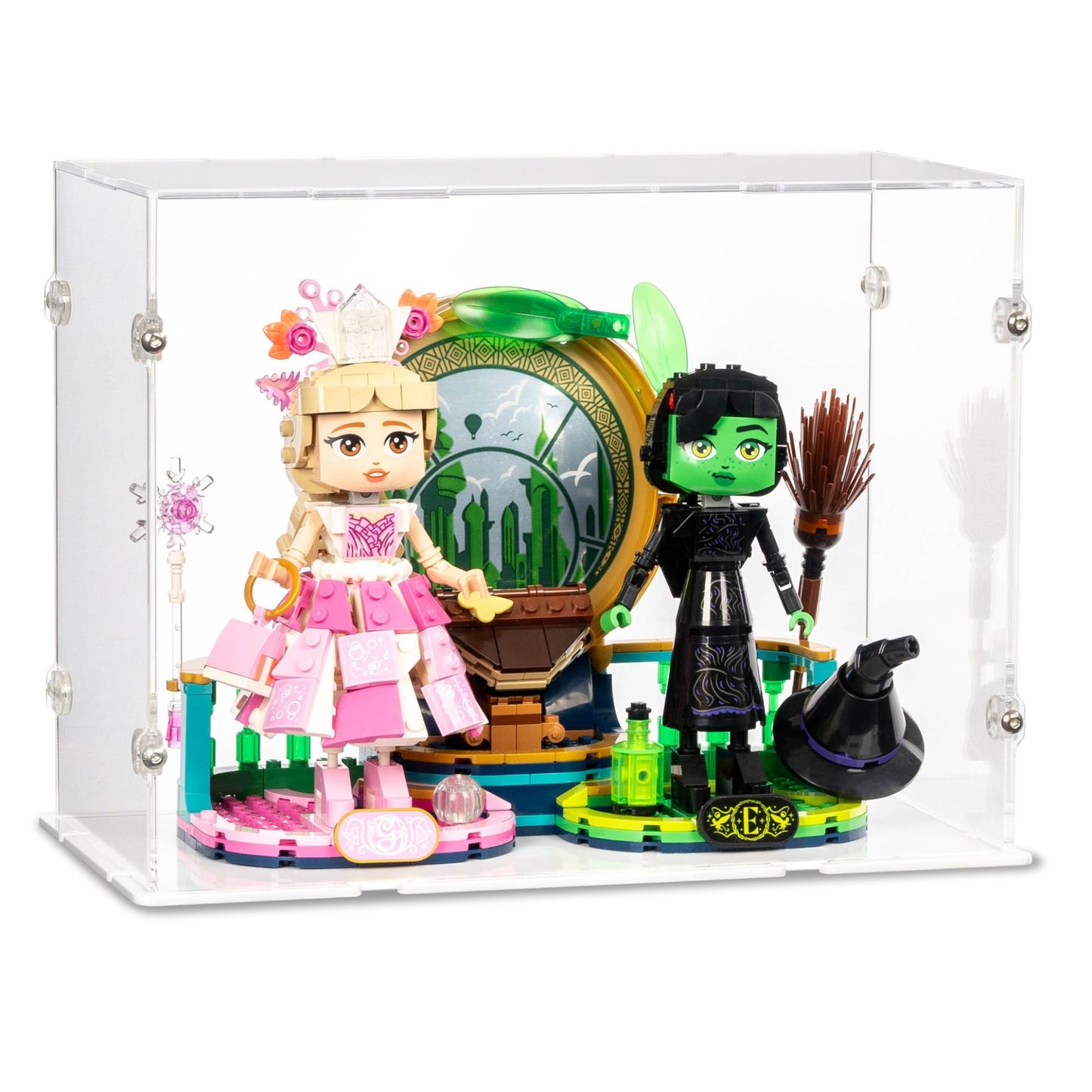 75682 Wicked - Elphaba und Glinda - Acryl Vitrine Lego