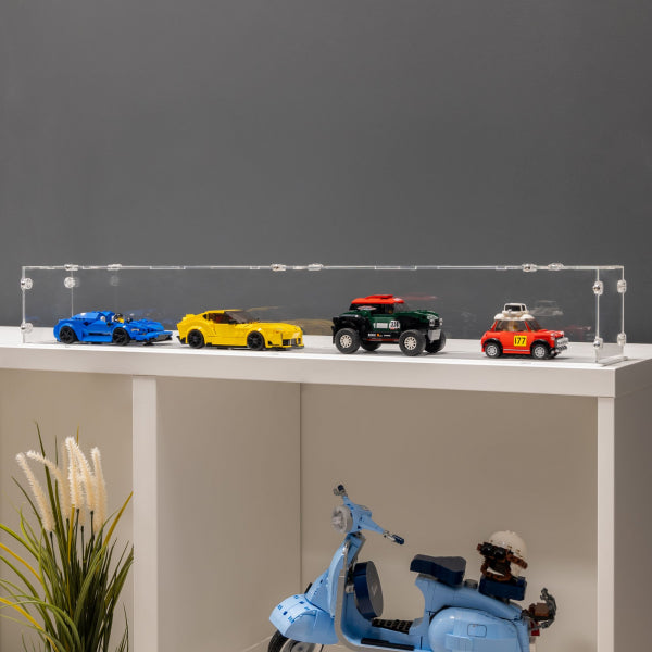 4x Lego Speed Champions - Acryl Vitrine Lego