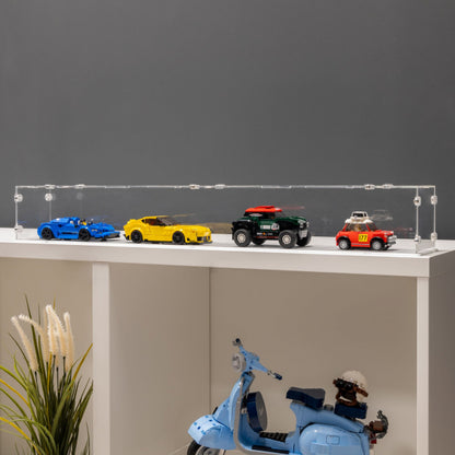 4x Lego Speed Champions - Acryl Vitrine Lego