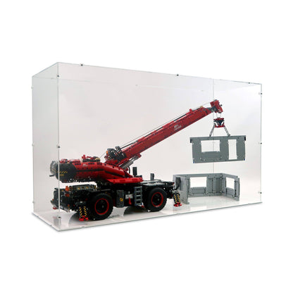 42082 Geländegängiger Kranwagen - Acryl Vitrine Lego