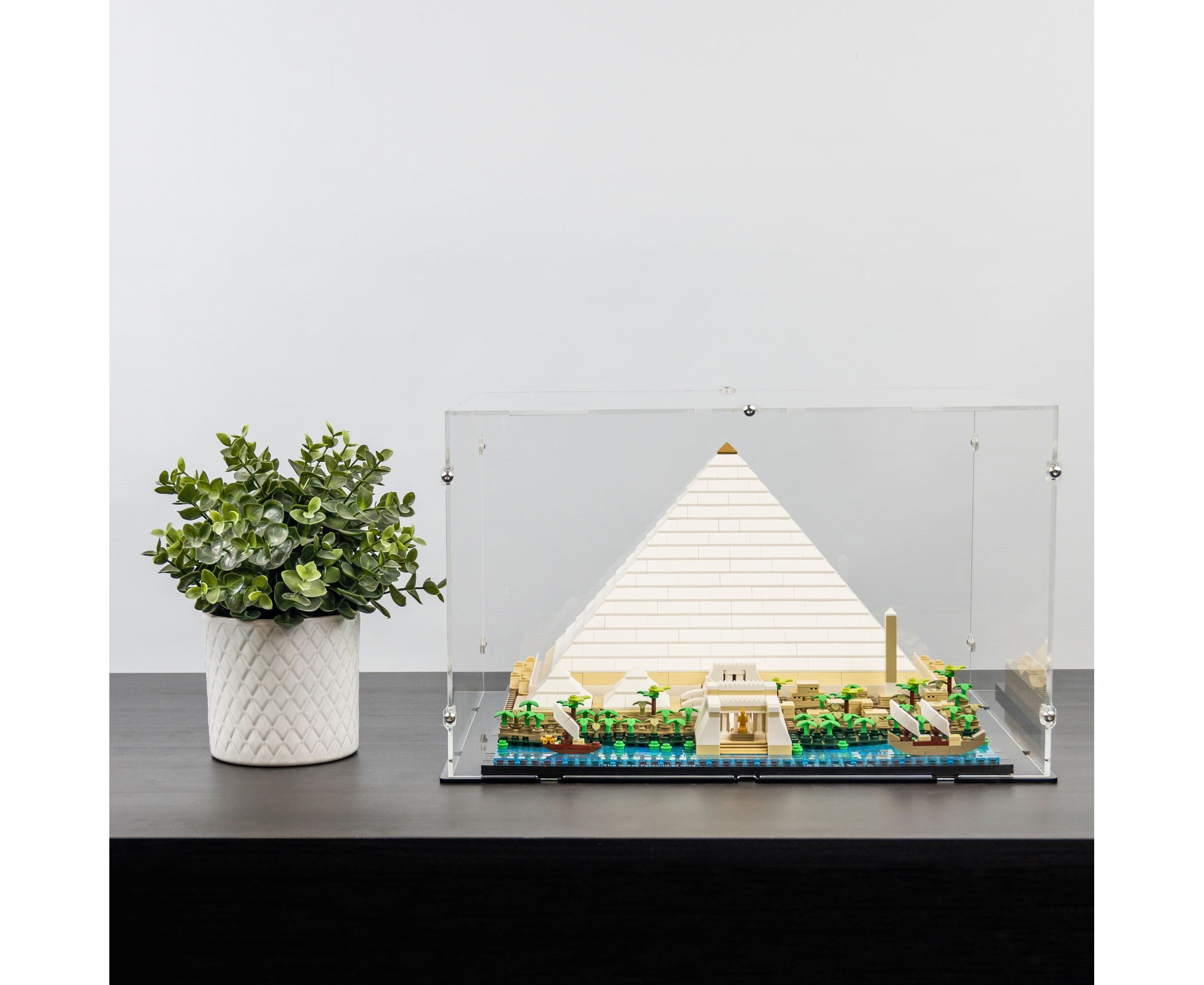 Acryl Vitrinen für Deine Lego Cheops-Pyramide 21058 Modelle-Lego