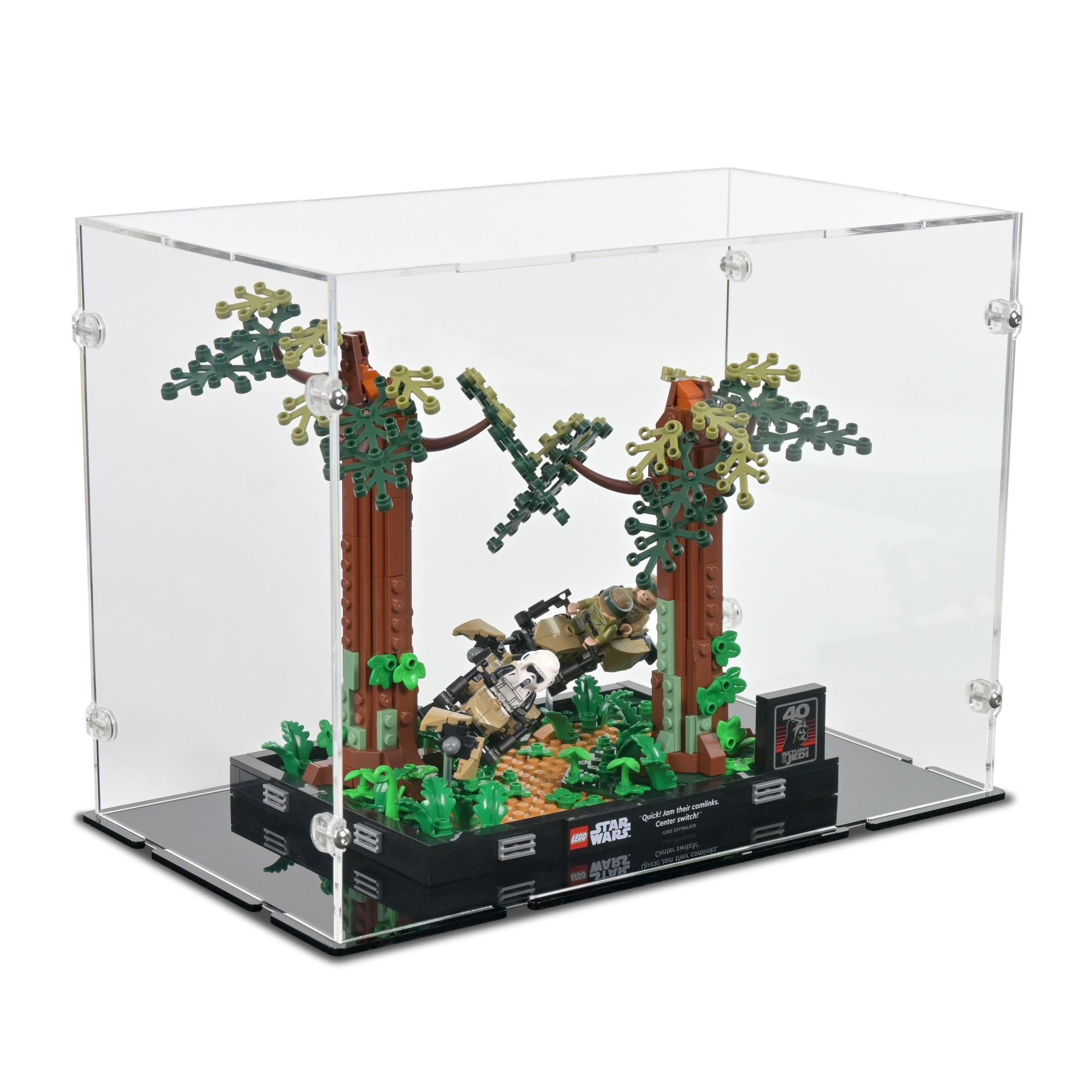 Acrylic Display Case for LEGO Trench Run Diorama