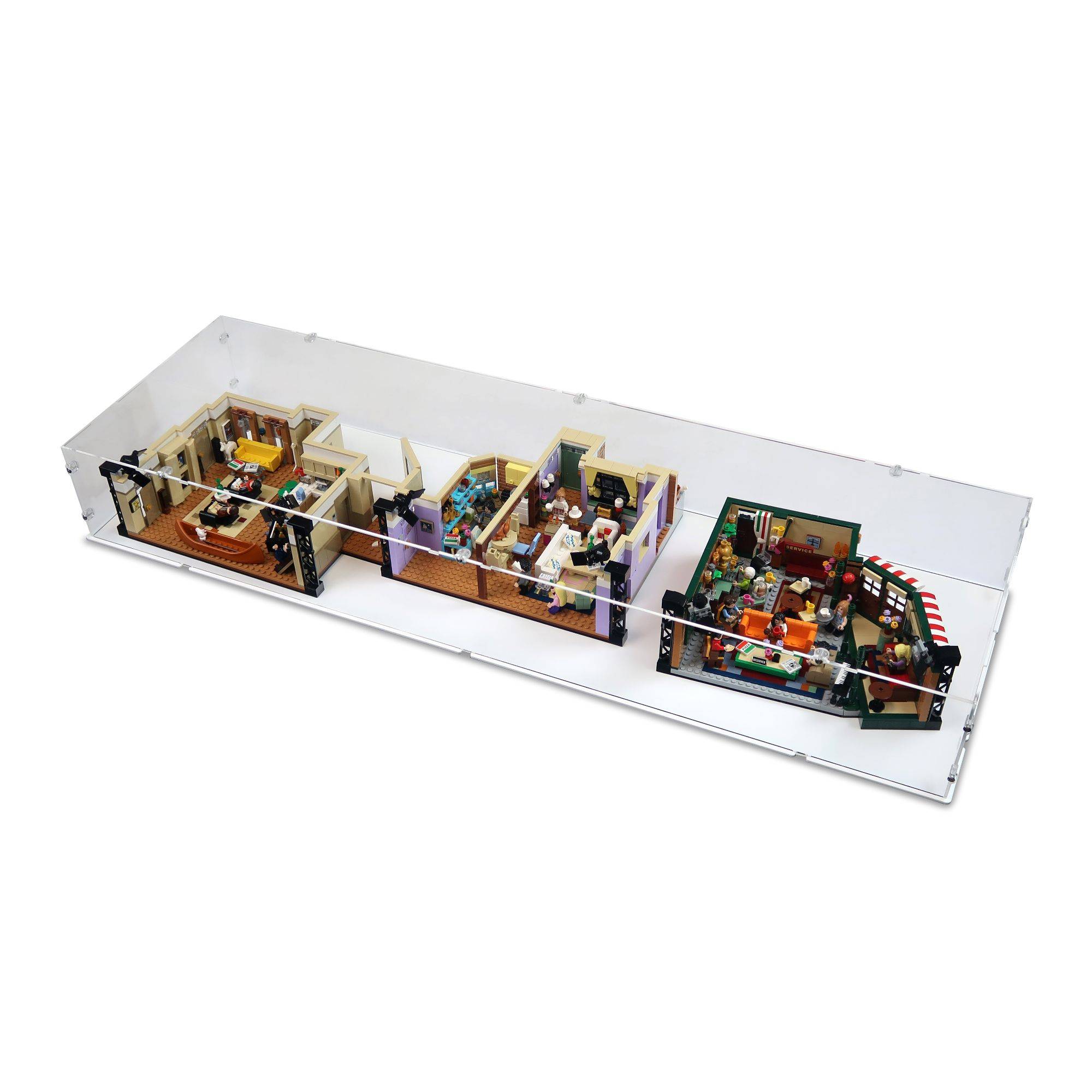 Acrylique Vitrine pour Lego-21319 (Friends Central Perk) - Vitrine