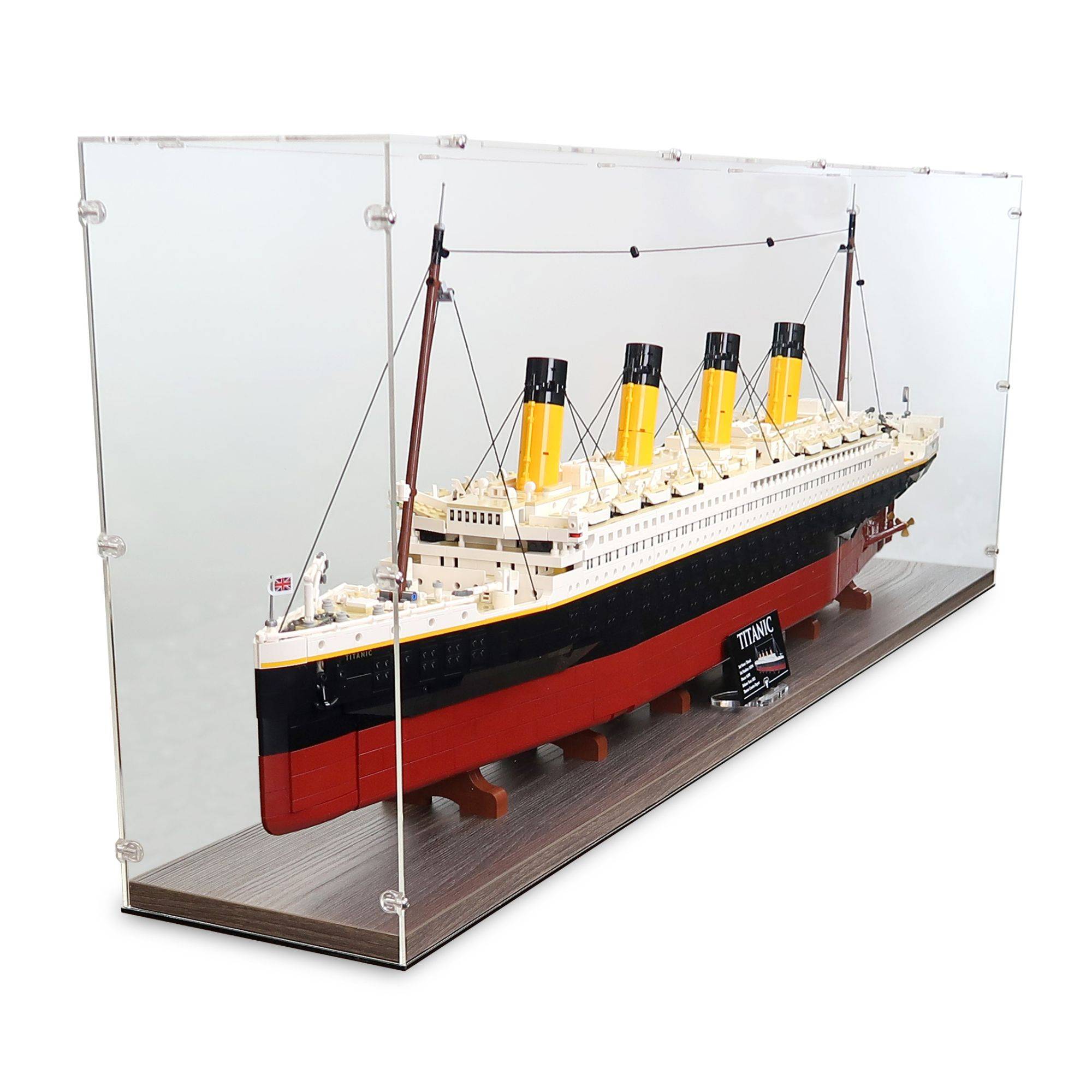 Acrylic Displays for your Lego Models-Lego 10294 Titanic Display Case